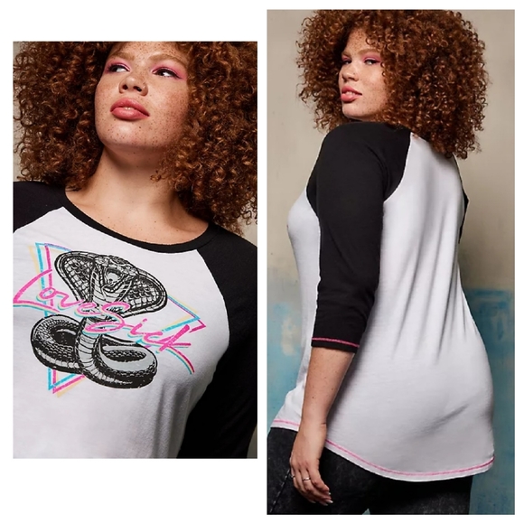 💔Lovesick Baseball Tee - Picture 1 of 4